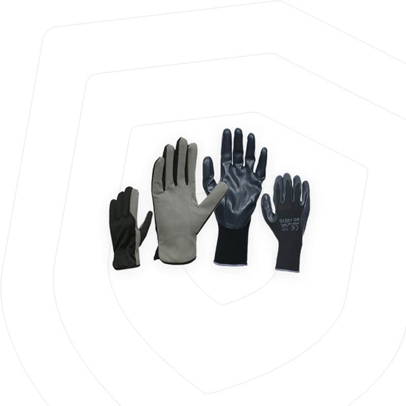 Synthetic work gloves